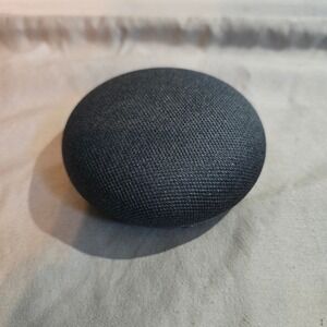Google Home Mini Smart Speaker H0A Charcoal Gray Base Voice Assistant Untested